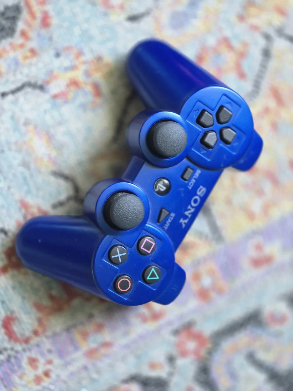 Sony Blue Dual Analog Gaming Controller